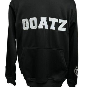Goatz Crewneck Sweatshirt Mens Size Medium Black Pullover Logo Embroidered